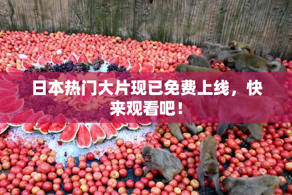 日本热门大片现已免费上线，快来观看吧！