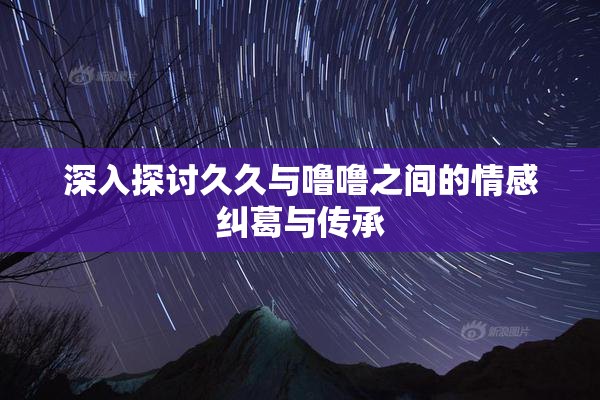 深入探讨久久与噜噜之间的情感纠葛与传承