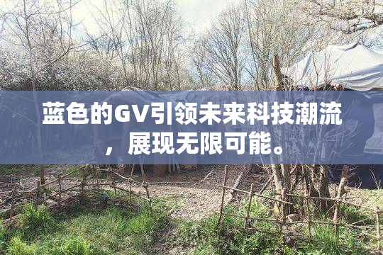 蓝色的GV引领未来科技潮流，展现无限可能。