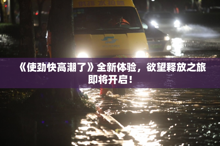 《使劲快高潮了》全新体验，欲望释放之旅即将开启！