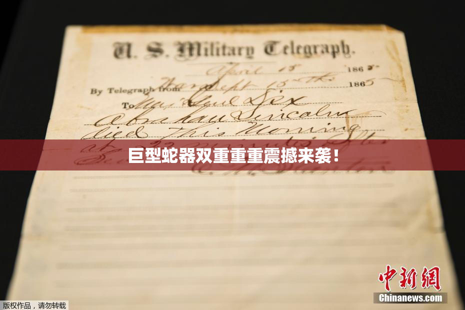 巨型蛇器双重重重震撼来袭！
