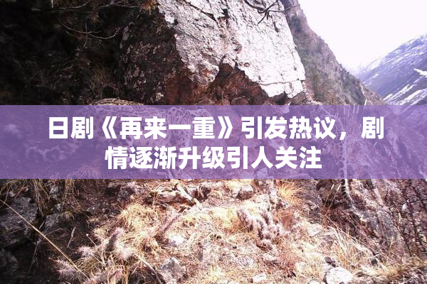 日剧《再来一重》引发热议，剧情逐渐升级引人关注