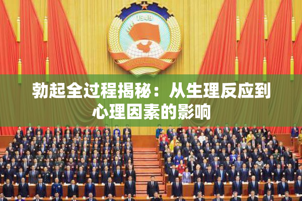 勃起全过程揭秘：从生理反应到心理因素的影响