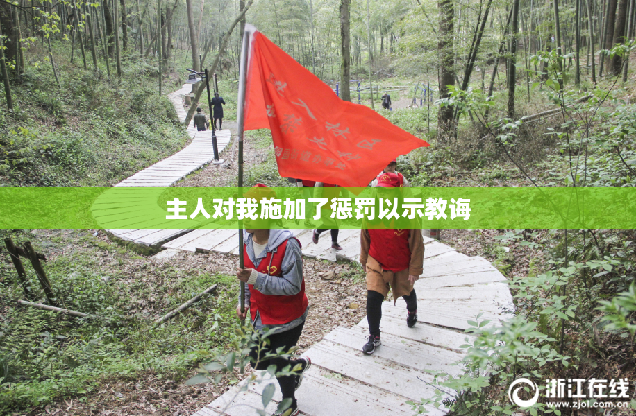 主人对我施加了惩罚以示教诲