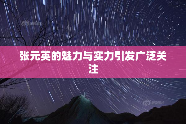张元英的魅力与实力引发广泛关注