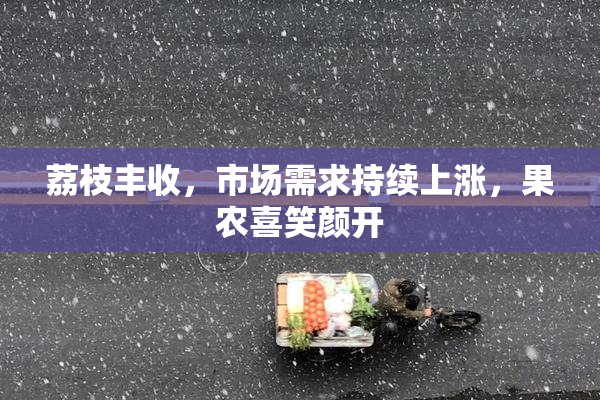 荔枝丰收，市场需求持续上涨，果农喜笑颜开