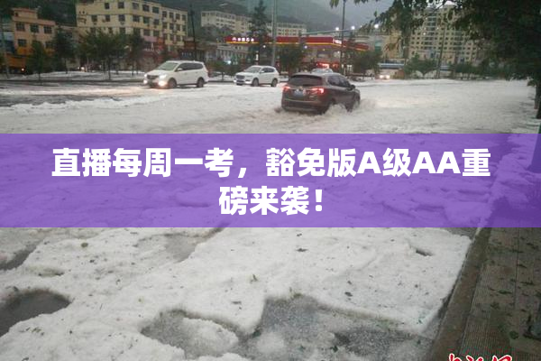 直播每周一考，豁免版A级AA重磅来袭！