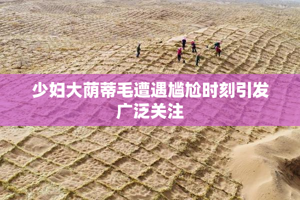 少妇大荫蒂毛遭遇尴尬时刻引发广泛关注