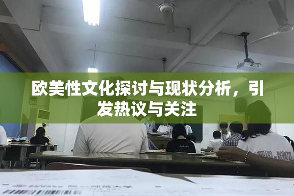 欧美性文化探讨与现状分析，引发热议与关注