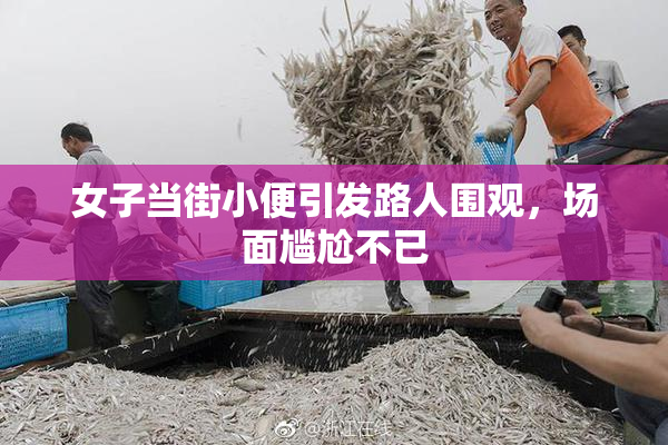 女子当街小便引发路人围观，场面尴尬不已