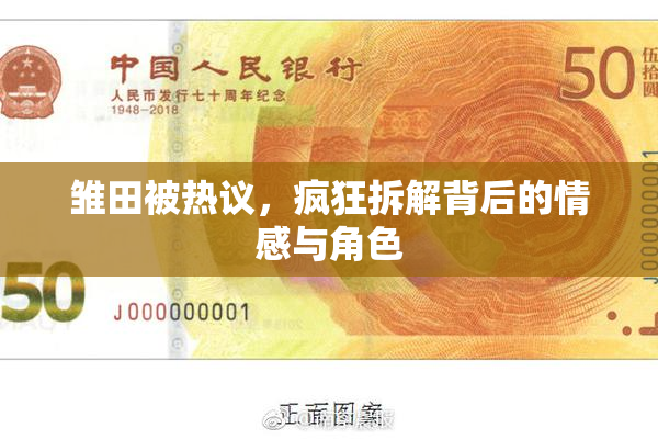 雏田被热议，疯狂拆解背后的情感与角色