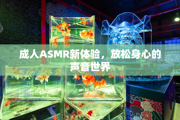 成人ASMR新体验，放松身心的声音世界