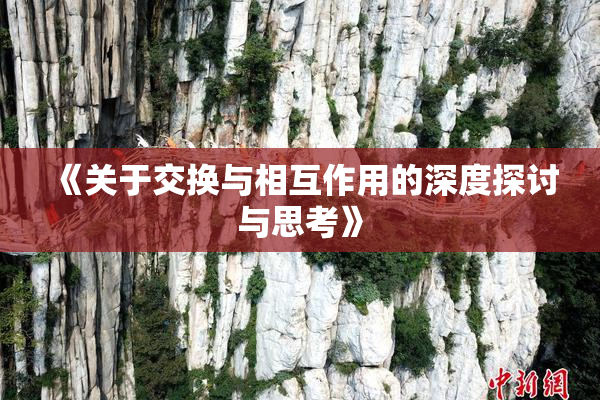 《关于交换与相互作用的深度探讨与思考》