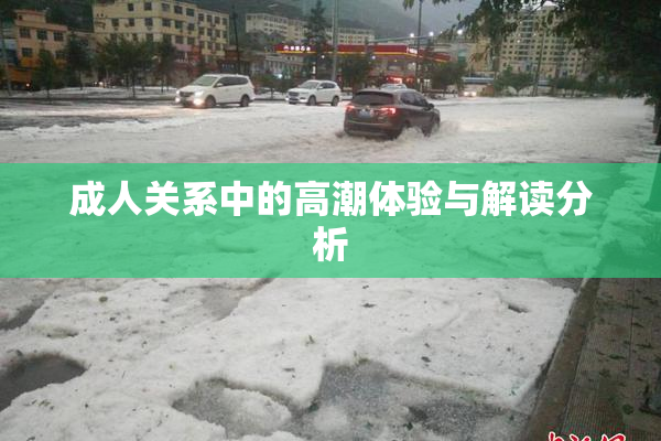 成人关系中的高潮体验与解读分析