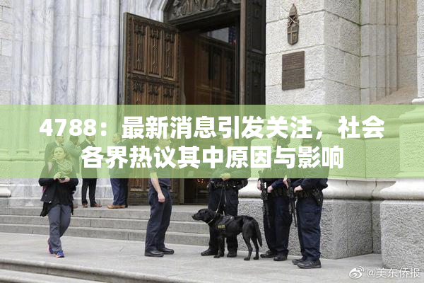 4788：最新消息引发关注，社会各界热议其中原因与影响