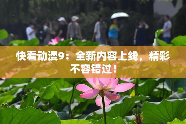 快看动漫9：全新内容上线，精彩不容错过！