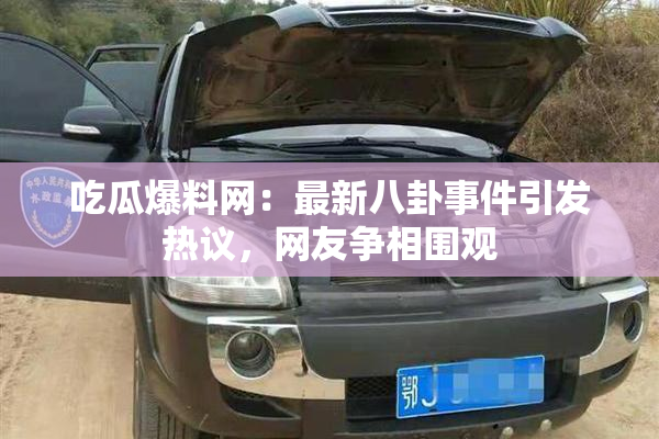 吃瓜爆料网：最新八卦事件引发热议，网友争相围观
