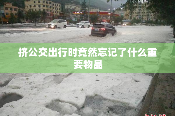 挤公交出行时竟然忘记了什么重要物品