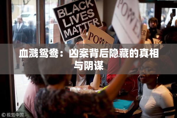 血溅鸳鸯：凶案背后隐藏的真相与阴谋