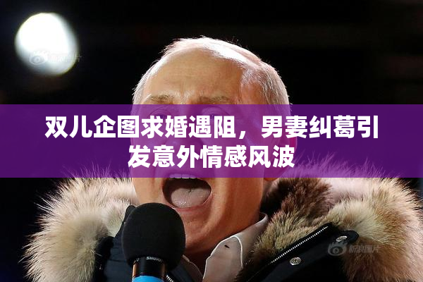 双儿企图求婚遇阻，男妻纠葛引发意外情感风波