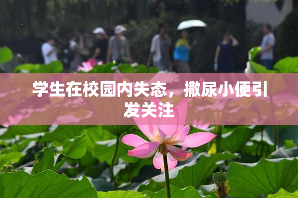 学生在校园内失态，撒尿小便引发关注