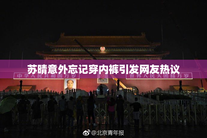 苏晴意外忘记穿内裤引发网友热议