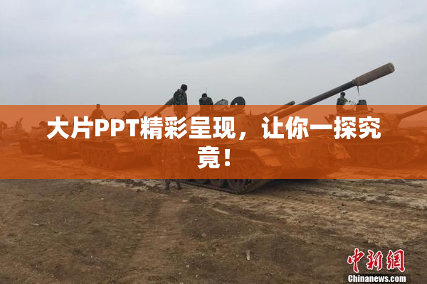 大片PPT精彩呈现，让你一探究竟！
