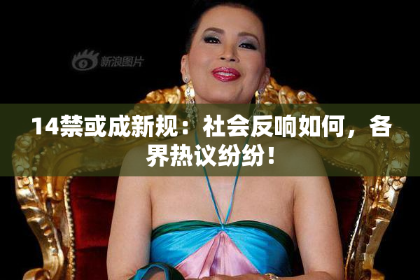 14禁或成新规：社会反响如何，各界热议纷纷！