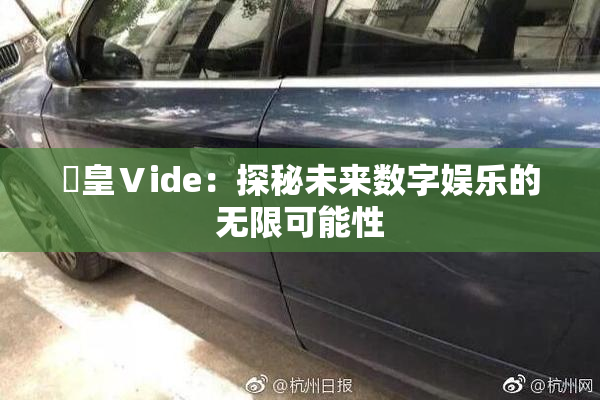 嘼皇Ⅴide：探秘未来数字娱乐的无限可能性