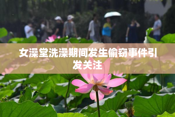 女澡堂洗澡期间发生偷窃事件引发关注
