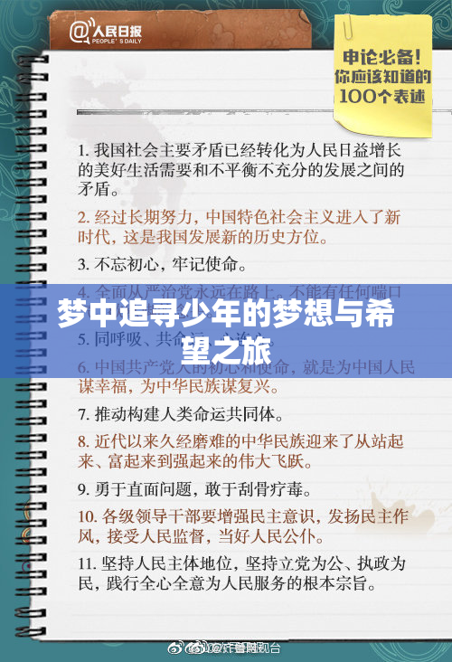 梦中追寻少年的梦想与希望之旅