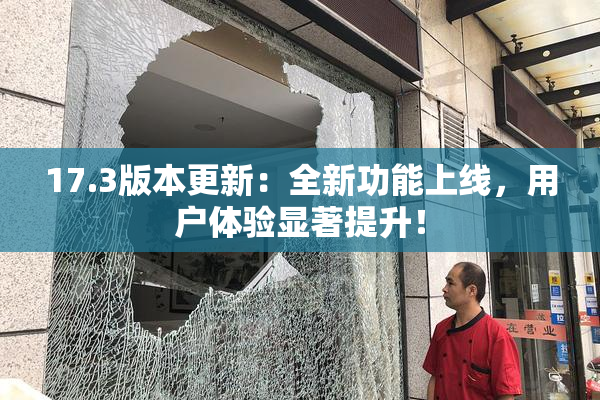 17.3版本更新：全新功能上线，用户体验显著提升！