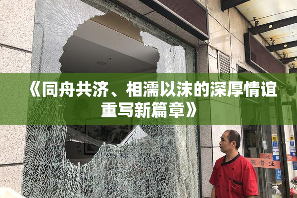 《同舟共济、相濡以沫的深厚情谊重写新篇章》