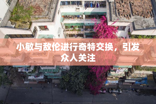 小敏与敌伦进行奇特交换，引发众人关注