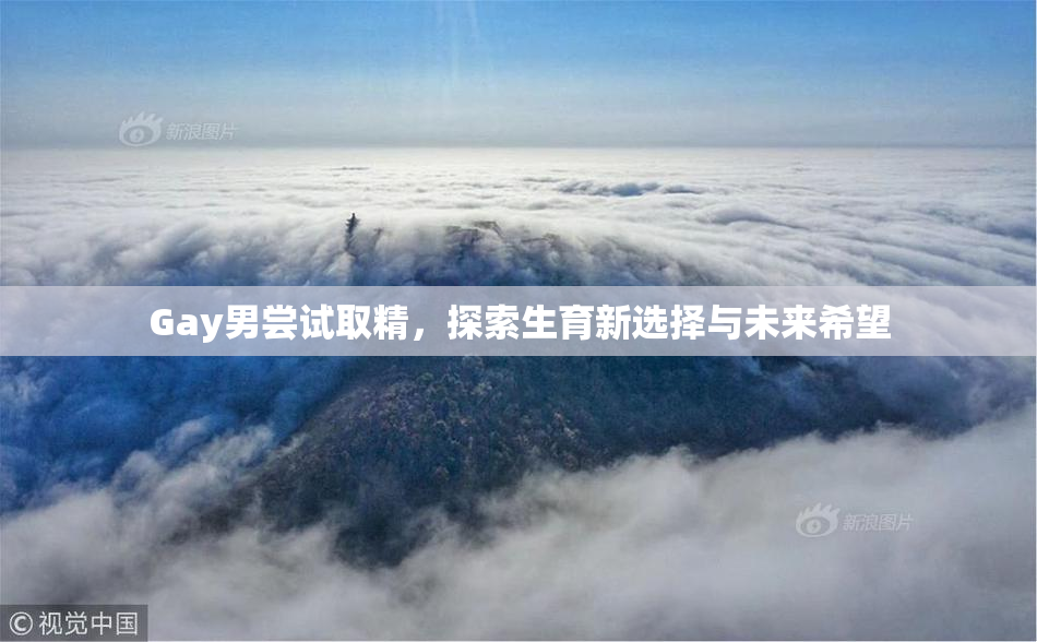 Gay男尝试取精，探索生育新选择与未来希望