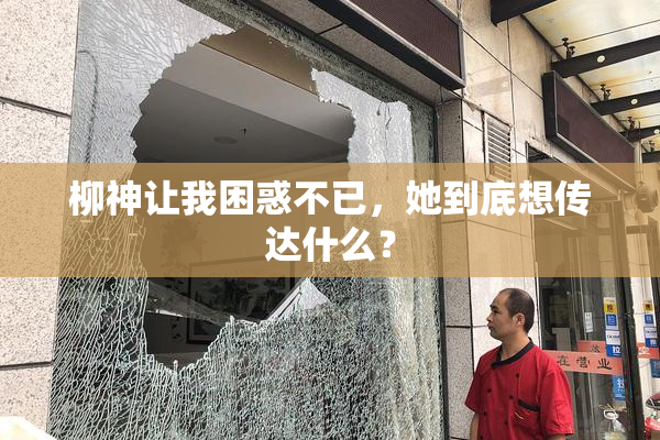 柳神让我困惑不已，她到底想传达什么？