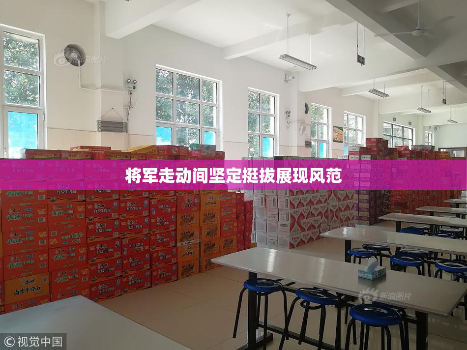 将军走动间坚定挺拔展现风范