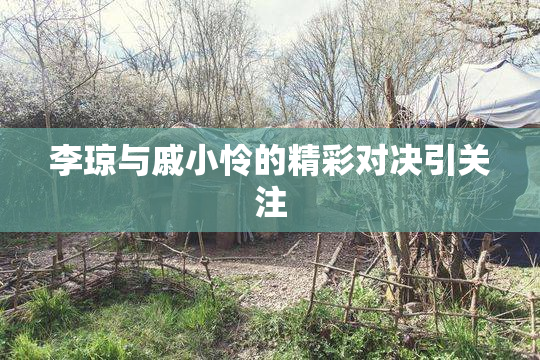 李琼与戚小怜的精彩对决引关注