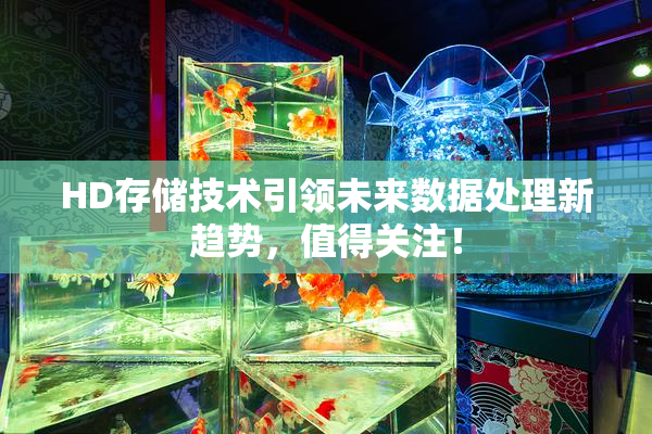 HD存储技术引领未来数据处理新趋势，值得关注！