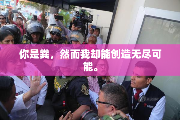 你是粪，然而我却能创造无尽可能。