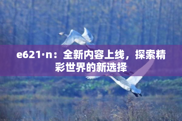 e621·n：全新内容上线，探索精彩世界的新选择