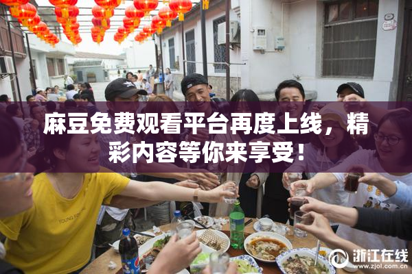 麻豆免费观看平台再度上线，精彩内容等你来享受！