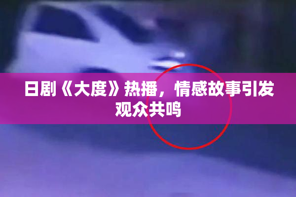 日剧《大度》热播，情感故事引发观众共鸣