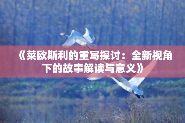 《莱欧斯利的重写探讨：全新视角下的故事解读与意义》