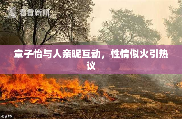章子怡与人亲昵互动，性情似火引热议