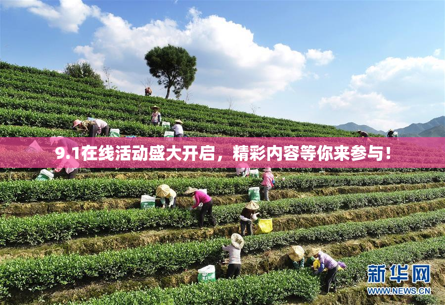 9.1在线活动盛大开启，精彩内容等你来参与！