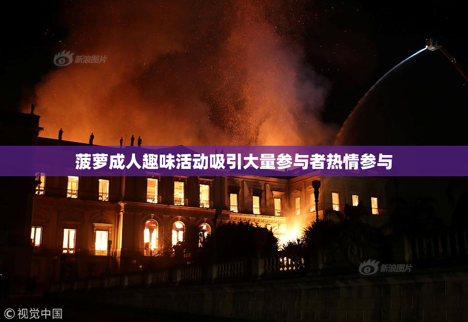 菠萝成人趣味活动吸引大量参与者热情参与