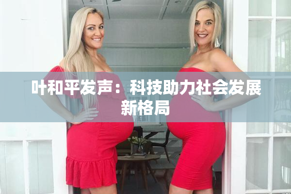 叶和平发声：科技助力社会发展新格局