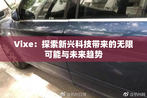 Vixe：探索新兴科技带来的无限可能与未来趋势
