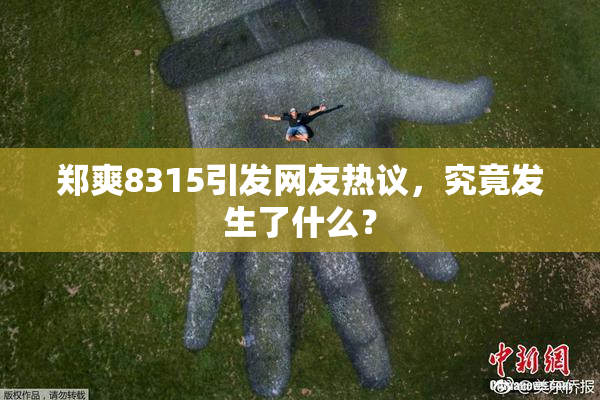 郑爽8315引发网友热议，究竟发生了什么？